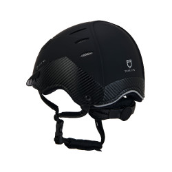 Ultralichte helm van duurzaam plastic Stealth Equestro Zwart