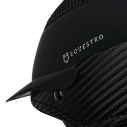 Ultralichte helm van duurzaam plastic Stealth Equestro Zwart