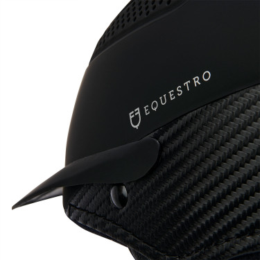 Ultralichte helm van duurzaam plastic Stealth Equestro Zwart