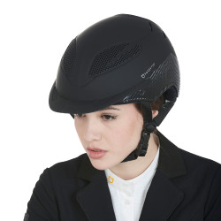 Ultralichte helm van duurzaam plastic Stealth Equestro Zwart