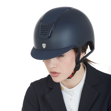 Ultralichte helm met gepolijst frame Eclipse Equestro Marine / marine Blauw