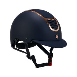 Ultralichte helm met gepolijst frame Eclipse Equestro Marine / roségoud Marineblauw
