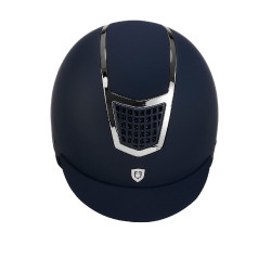 Ultralichte helm met gepolijst frame Eclipse Equestro Marine / zilver Blauw Ultralichte helm met gepolijst frame Eclipse Equestro Marine / zilver Blauw