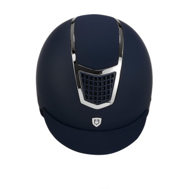 Ultralichte helm met gepolijst frame Eclipse Equestro Marine / zilver Blauw Ultralichte helm met gepolijst frame Eclipse Equestro Marine / zilver Blauw