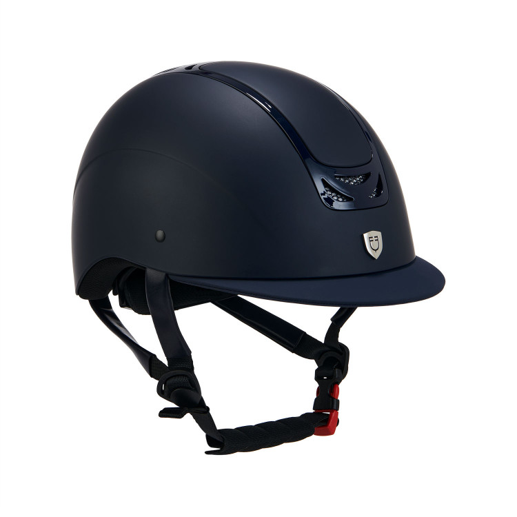 Frame-helm met zilverkleurig frame Equestro