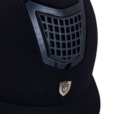 Eclipse fluwelen unie helm (3 vullingen) Equestro Marine / marine Blauw Eclipse fluwelen unie helm (3 vullingen) Equestro Marine / marine Blauw