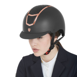 Eclipse-helm met strass Equestro Zwart / roségoud