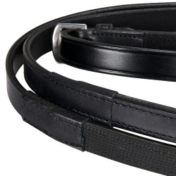 Glad in glad leer dressuur Dressage+ Equestro Zwart Glad in glad leer dressuur Dressage+ Equestro Zwart
