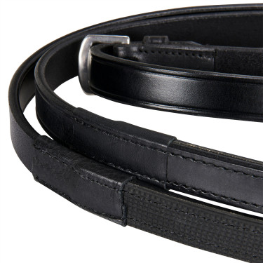 Glad in glad leer dressuur Dressage+ Equestro Zwart Glad in glad leer dressuur Dressage+ Equestro Zwart