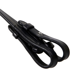 Leren dressuurhoofdstel Dressage Equestro Zwart