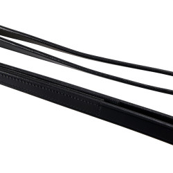 Leren dressuurhoofdstel Dressage Equestro Zwart