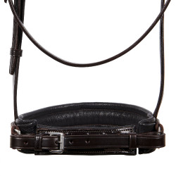 Leren dressuurhoofdstel Dressage Equestro Donkerbruin