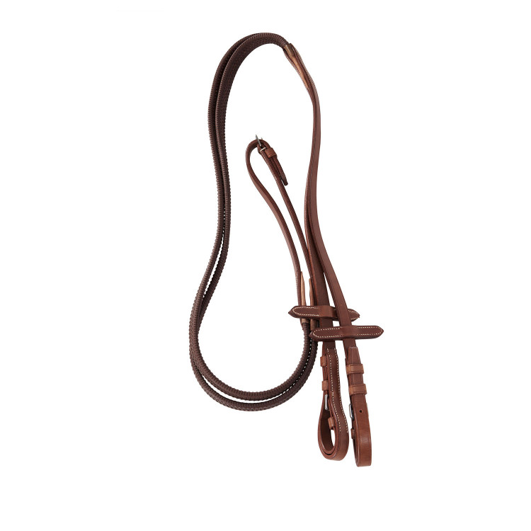 Hoofdstel met Mexicaanse neusriem en synthetisch schapenvacht Equestro Hoofdstel met Mexicaanse neusriem en synthetisch schapenvacht Equestro