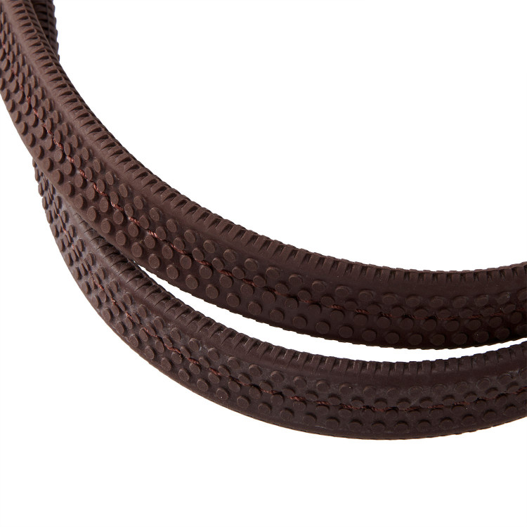 Hoofdstel met Mexicaanse neusriem en synthetisch schapenvacht Equestro Hoofdstel met Mexicaanse neusriem en synthetisch schapenvacht Equestro