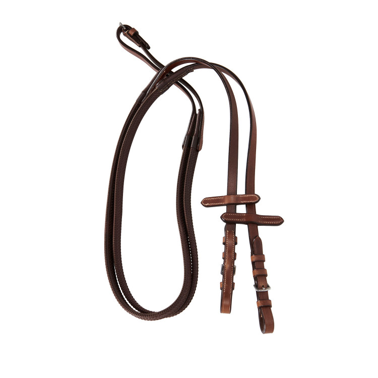 Engelse lederen hoofdstel met contrasterende stiksels Stitched Equestro Engelse lederen hoofdstel met contrasterende stiksels Stitched Equestro
