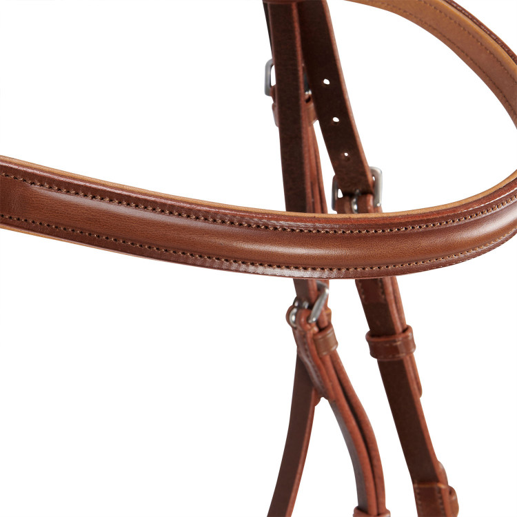 Engelse leren hoofdstel met rubberen teugels Genesis Equestro Engelse leren hoofdstel met rubberen teugels Genesis Equestro