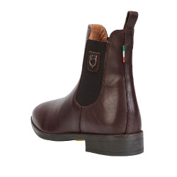 Unisex laarzen met zijelastieken Classic Equestro Donkerbruin