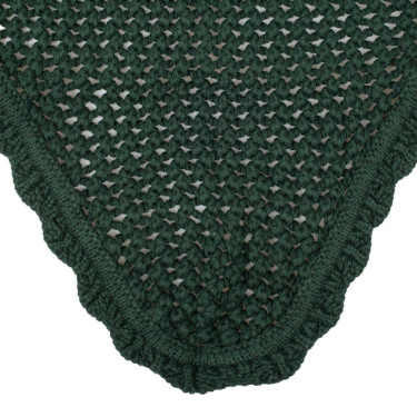 Anti-vliegennet pony in katoen met elastische oren Equestro Groen Anti-vliegennet pony in katoen met elastische oren Equestro Groen