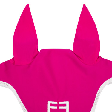 Vliegenmuts van technische stof met GP Equestro-logo Fuchsia / wit Roze Vliegenmuts van technische stof met GP Equestro-logo Fuchsia / wit Roze
