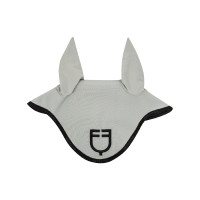 Bonnet anti-mouches en tissu technique avec logo GP Equestro Vert clair / noir