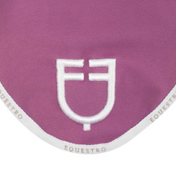 Vliegenmuts van technische stof met GP Equestro-logo Roze / wit