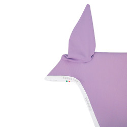 Anti-vliegennet van technische stof met bevestiging aan de neusriem Equestro Lila / wit Violet