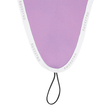 Anti-vliegennet van technische stof met bevestiging aan de neusriem Equestro Lila / wit Violet