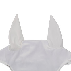 Vliegenmasker in stof Louvre Acavallo Wit
