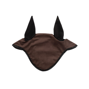 Vliegenmasker in stof Louvre Acavallo Bruin