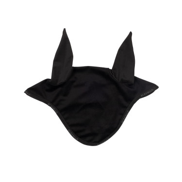 Vliegenmasker in stof Louvre Acavallo Zwart