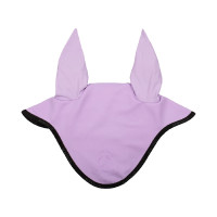 Lycra vliegenmasker met siliconen Acavallo-logo Paars / zwart Violet