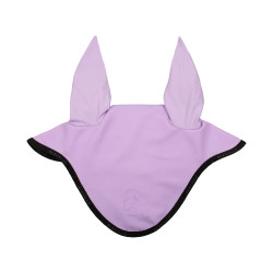 Lycra vliegenmasker met siliconen Acavallo-logo Paars / zwart Violet