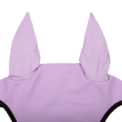 Lycra vliegenmasker met siliconen Acavallo-logo Paars / zwart Violet