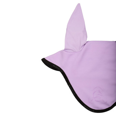 Lycra vliegenmasker met siliconen Acavallo-logo Paars / zwart Violet