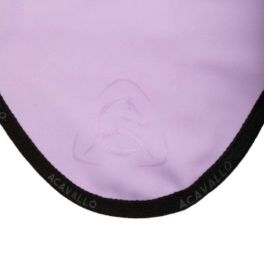 Lycra vliegenmasker met siliconen Acavallo-logo Paars / zwart Violet