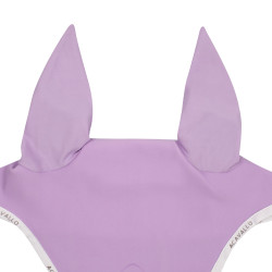 Lycra vliegenmasker met siliconen Acavallo-logo Lila / wit Violet
