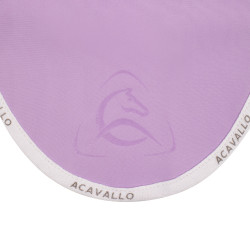 Lycra vliegenmasker met siliconen Acavallo-logo Lila / wit Violet