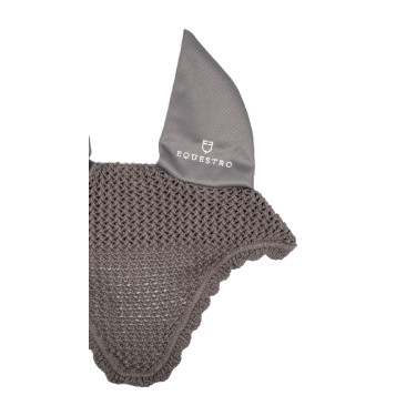 Katoenen vliegenmuts met elastische oren Equestro Grijs
