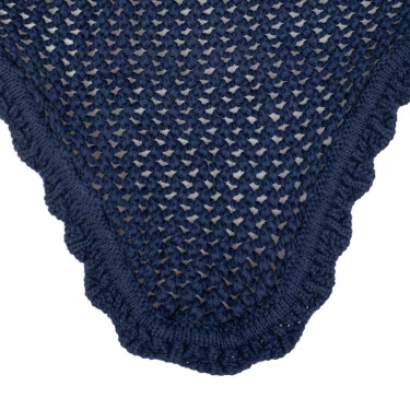 Bonnet anti-mouches en coton avec oreilles élastiques Equestro Marine Bonnet anti-mouches en coton avec oreilles élastiques Equestro Marine