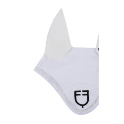 Katoenen anti-vliegennet met centraal logo New Style Equestro Wit Katoenen anti-vliegennet met centraal logo New Style Equestro Wit