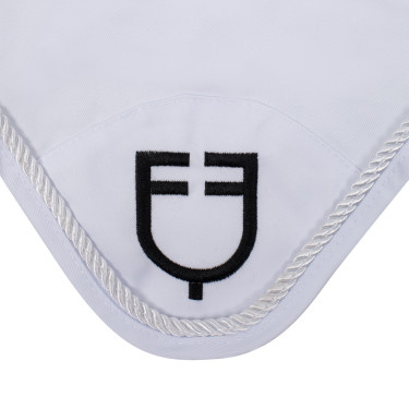 Katoenen anti-vliegennet met centraal logo New Style Equestro Wit Katoenen anti-vliegennet met centraal logo New Style Equestro Wit