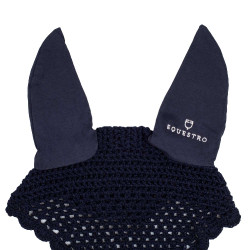 Katoenen vliegenmasker met bevestiging aan het halster Equestro Katoenen vliegenmasker met bevestiging aan het halster Equestro