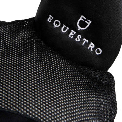Antivliegenkap van antibacterieel katoen Equestro Zwart / zwart