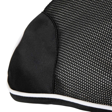 Antivliegenkap van antibacterieel katoen Equestro Zwart / zwart