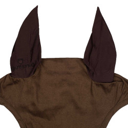 Anti-vliegennetje basiscollectie met elastische oren Equestro Bruin