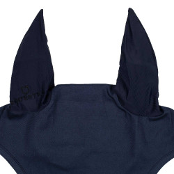 Anti-vliegennetje basiscollectie met elastische oren Equestro Marine Marineblauw