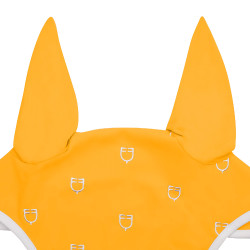 Vliegenmuts met meerkleurig logo White Line Edition Equestro Geel Vliegenmuts met meerkleurig logo White Line Edition Equestro Geel