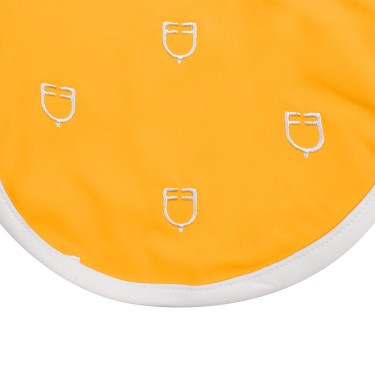 Vliegenmuts met meerkleurig logo White Line Edition Equestro Geel Vliegenmuts met meerkleurig logo White Line Edition Equestro Geel