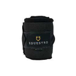 Ademende werkbandages van fleece en elastiek per 4 Equestro Ademende werkbandages van fleece en elastiek per 4 Equestro