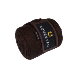 Wolbandages voor rust per 4 Equestro Bruin
